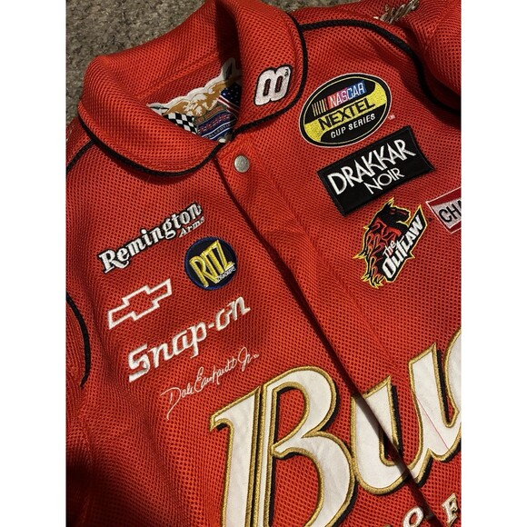 NASCAR Dale Earnhardt Jr Budweiser Jeff Hamilton Performance Jacket-Size M
